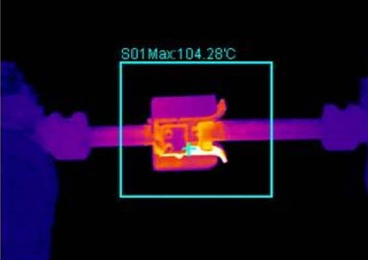   刀闸、开关类设备工作状况评估：
接触不良导致的温度异常